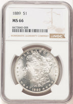 1889 Morgan Dollar NGC MS66 (780458002)