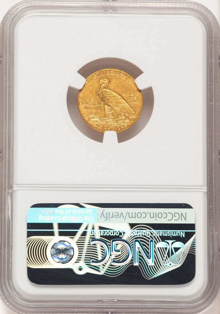 1911-D $2.50 Indian Quarter Eagle NGC MS63 (780458011)
