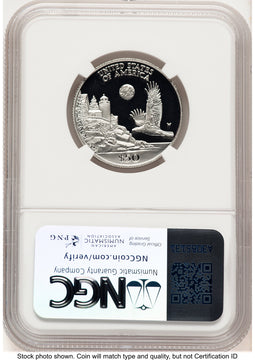 1998-W Proof Platinum Eagle 1/2 oz Brown Label NGC PF70