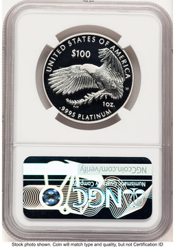 2018-W Proof Platinum Eagle 1 oz Brown Label NGC PF70 (780462041)