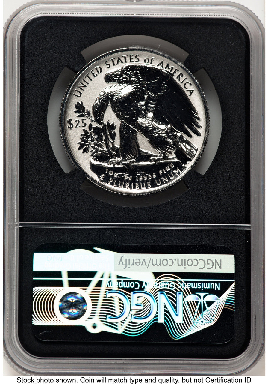 2022-W Palladium Eagle 1 oz REV AR Anna Cabral NGC PF70 (780463004)