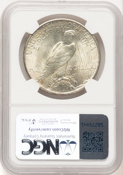 1925 Peace Dollar NGC MS66+ (780479005)