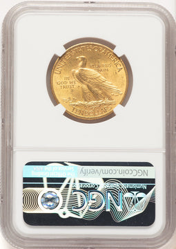 1910 $10 Indian Eagle NGC MS63 (780479006)