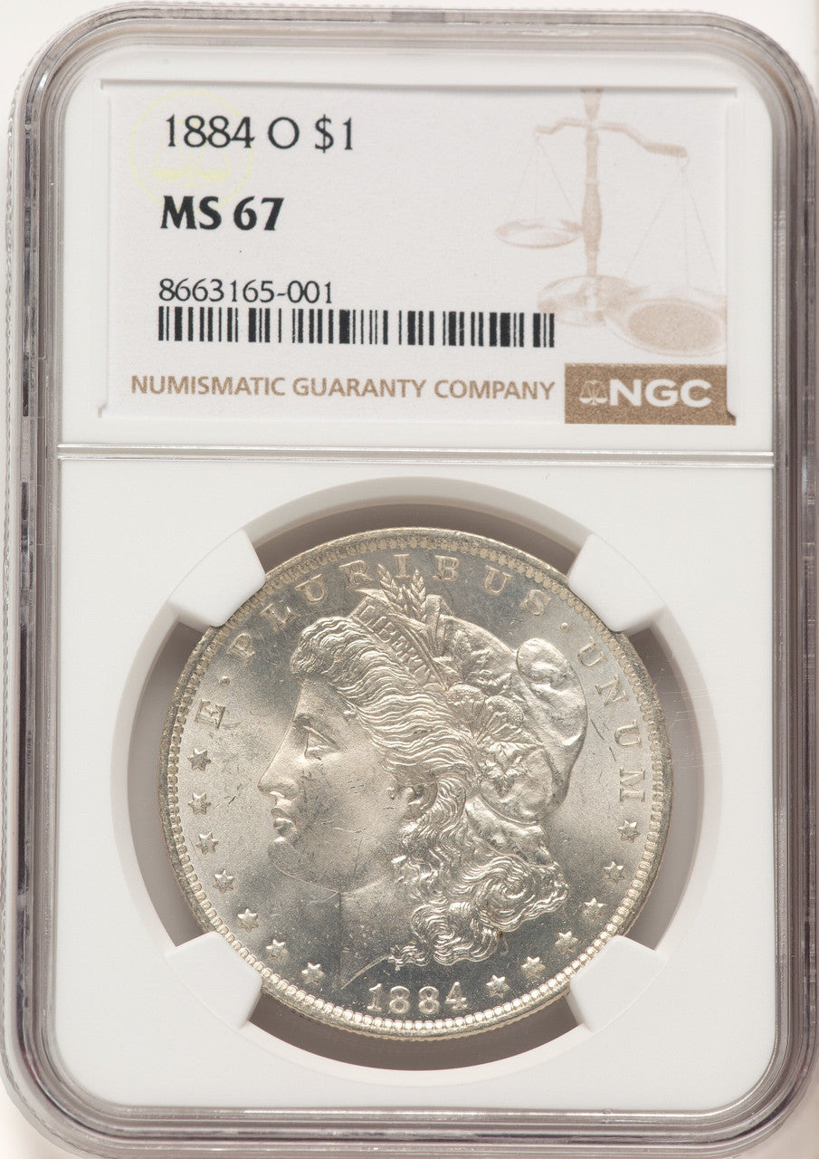 1884-O Morgan Dollar NGC MS67 (780482021)