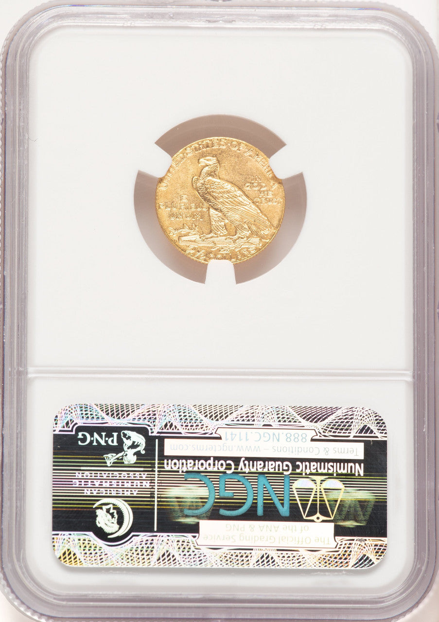 1911-D $2.50 Indian Quarter Eagle NGC MS63 (780482026)