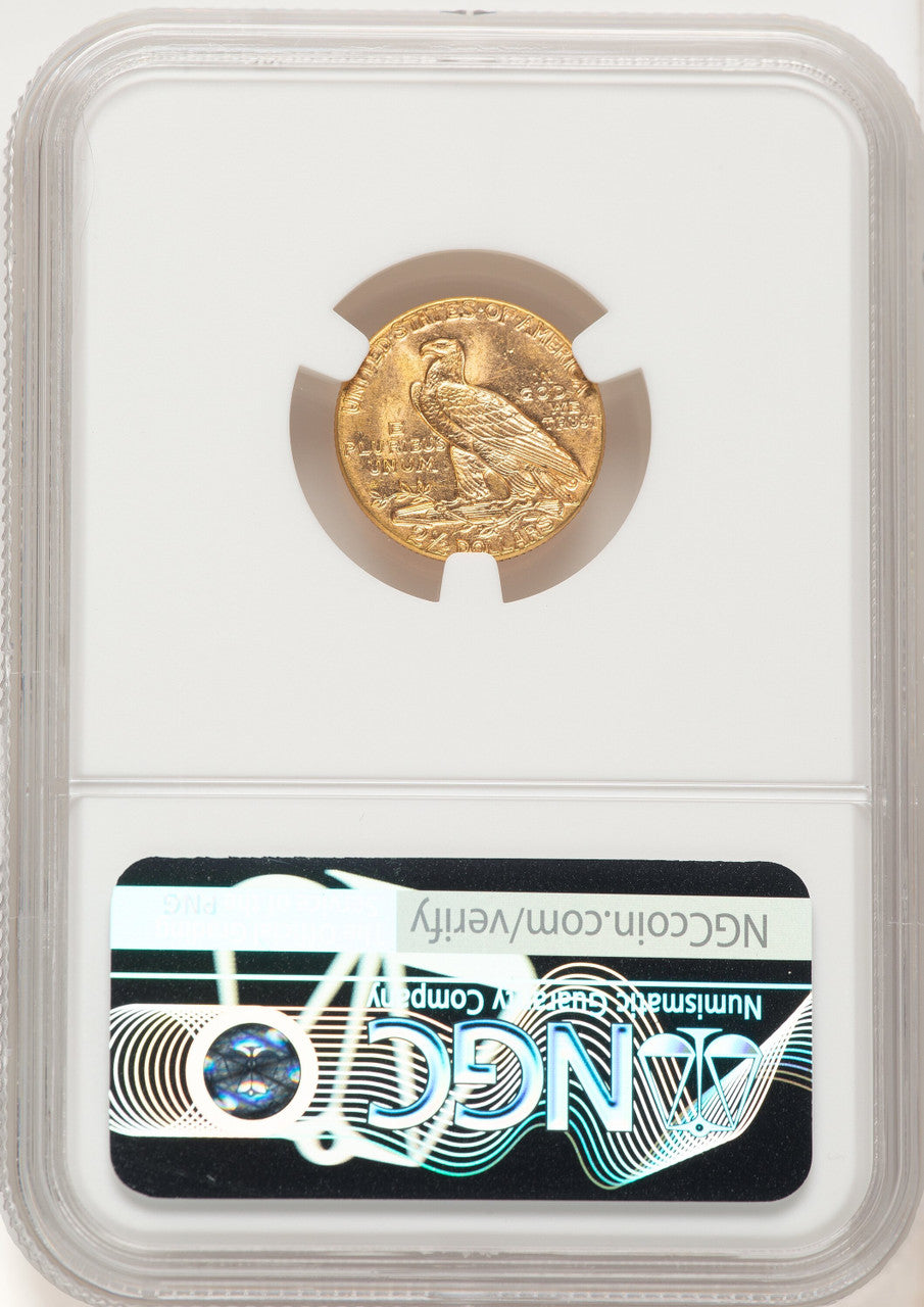 1915 $2.50 Indian Quarter Eagle NGC MS64 (780482031)