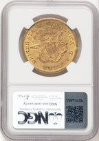 1864 $20 Liberty Double Eagle NGC AU55
