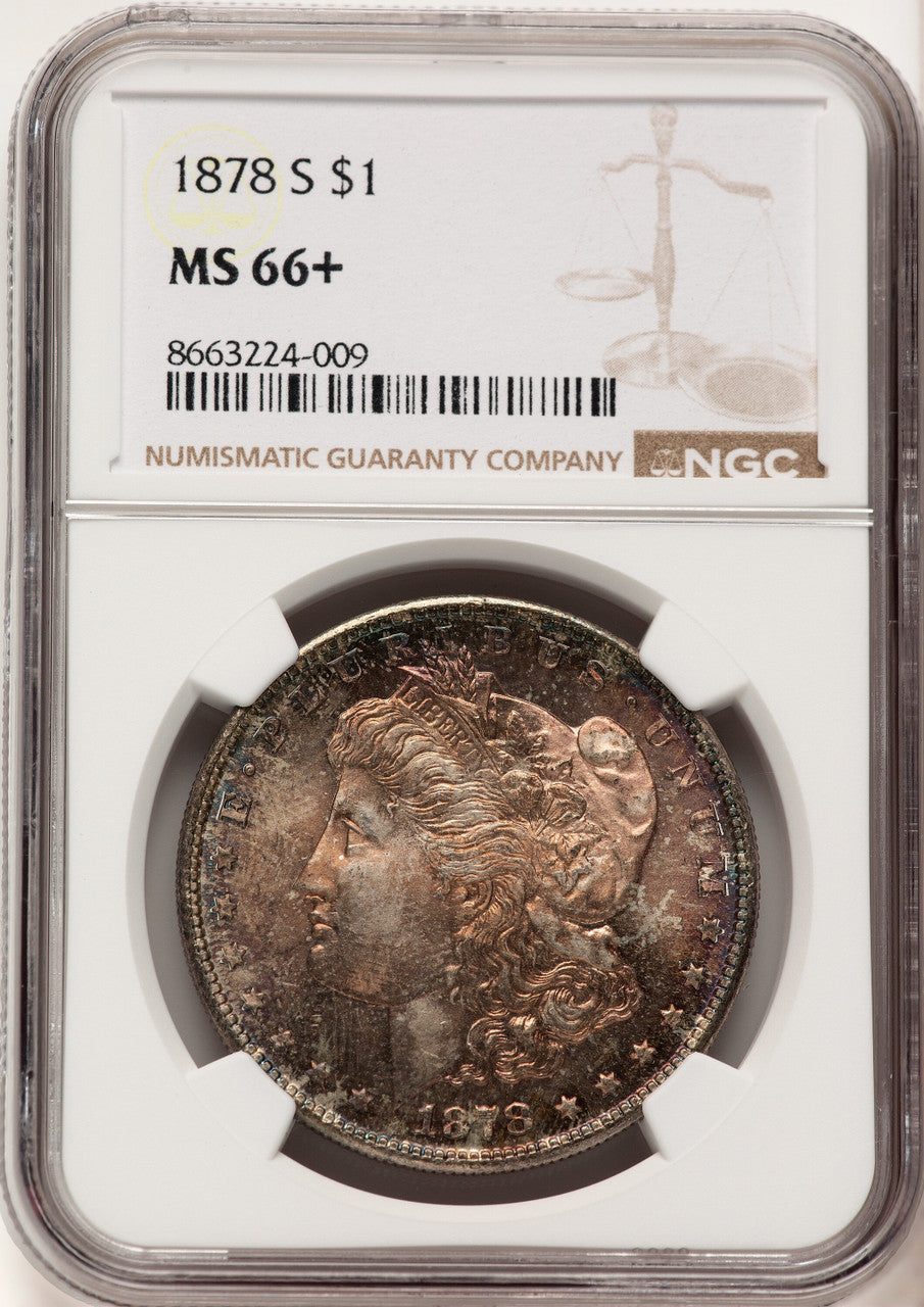 1878-S Morgan Dollar NGC MS66+ (780489004)