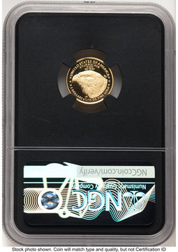 2023-W Proof Gold Eagle 1/10 oz FDI Anna Cabral Prestige Treasurer Series NGC PF70
