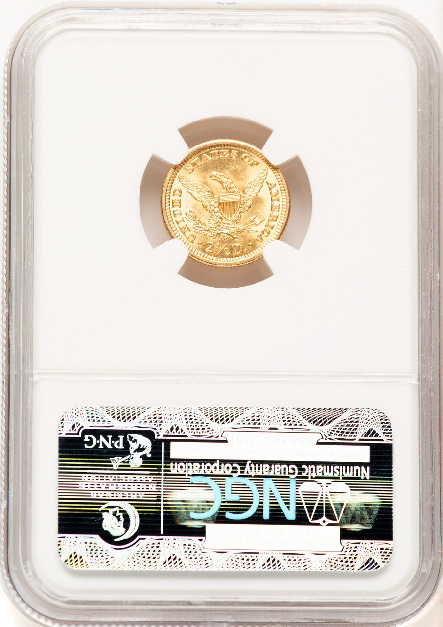 1904 $2.50 Liberty Quarter Eagle NGC MS65 (780502010)