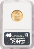 1899 $5 Liberty Half Eagle NGC MS65 (780502012)