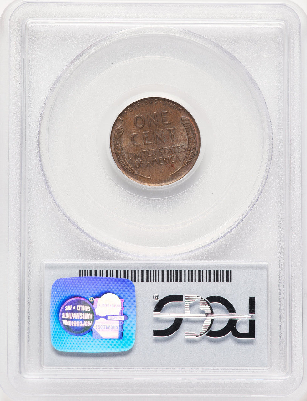 1955 Doubled Die Obverse BN Lincoln Cent PCGS MS63