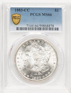 1883-CC Morgan Dollar PCGS MS66 (780514005)