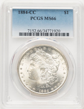 1884-CC Morgan Dollar PCGS MS66