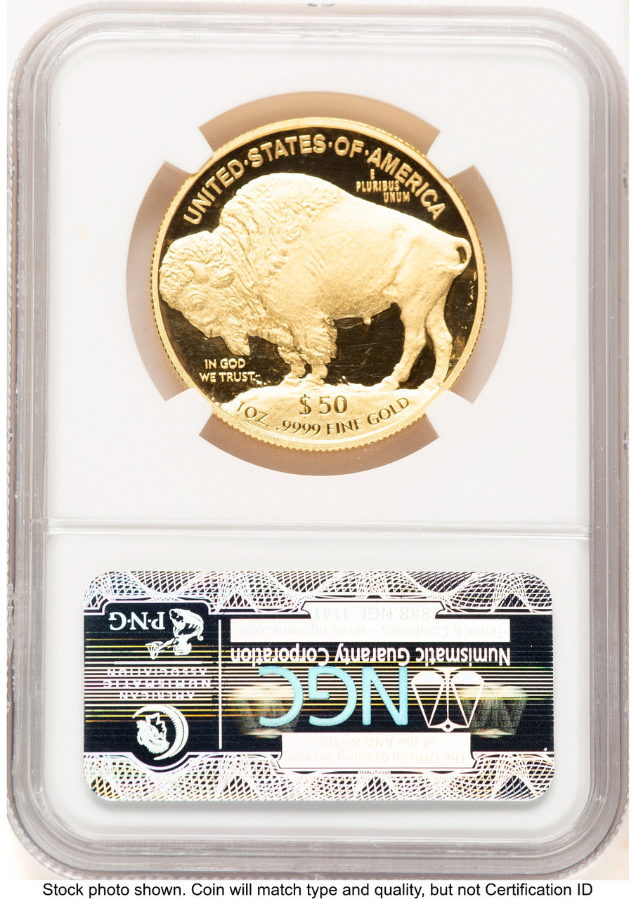 2013-W Proof Gold Buffalo 1 oz ER 100th Anniversary NGC PF70