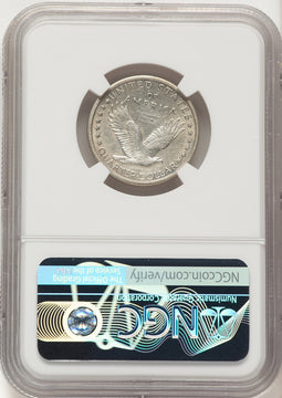 1916 25C Standing Liberty Standing Liberty Quarter NGC AU55