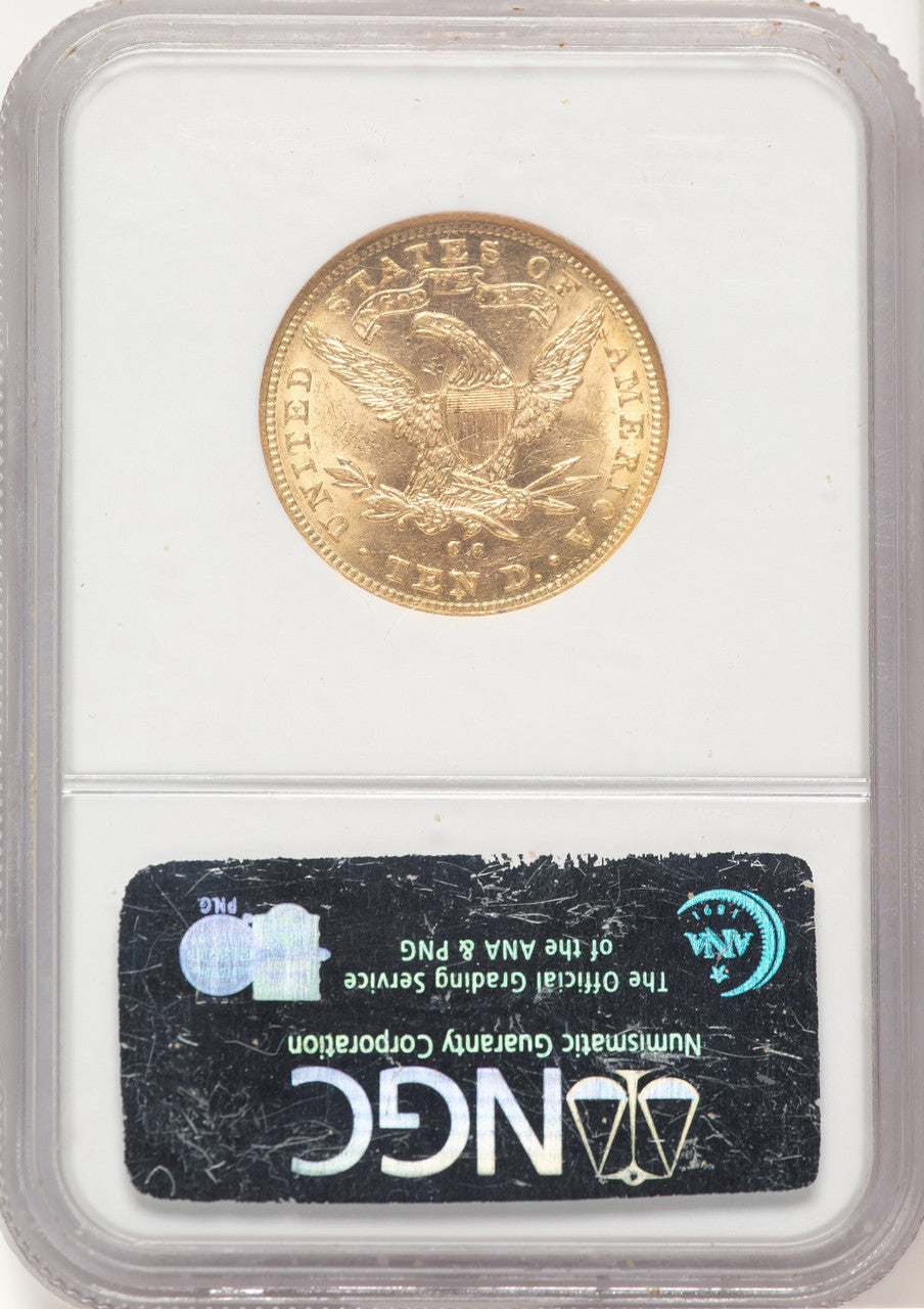 1891-CC $10 Liberty Eagle NGC MS61 (780578029)