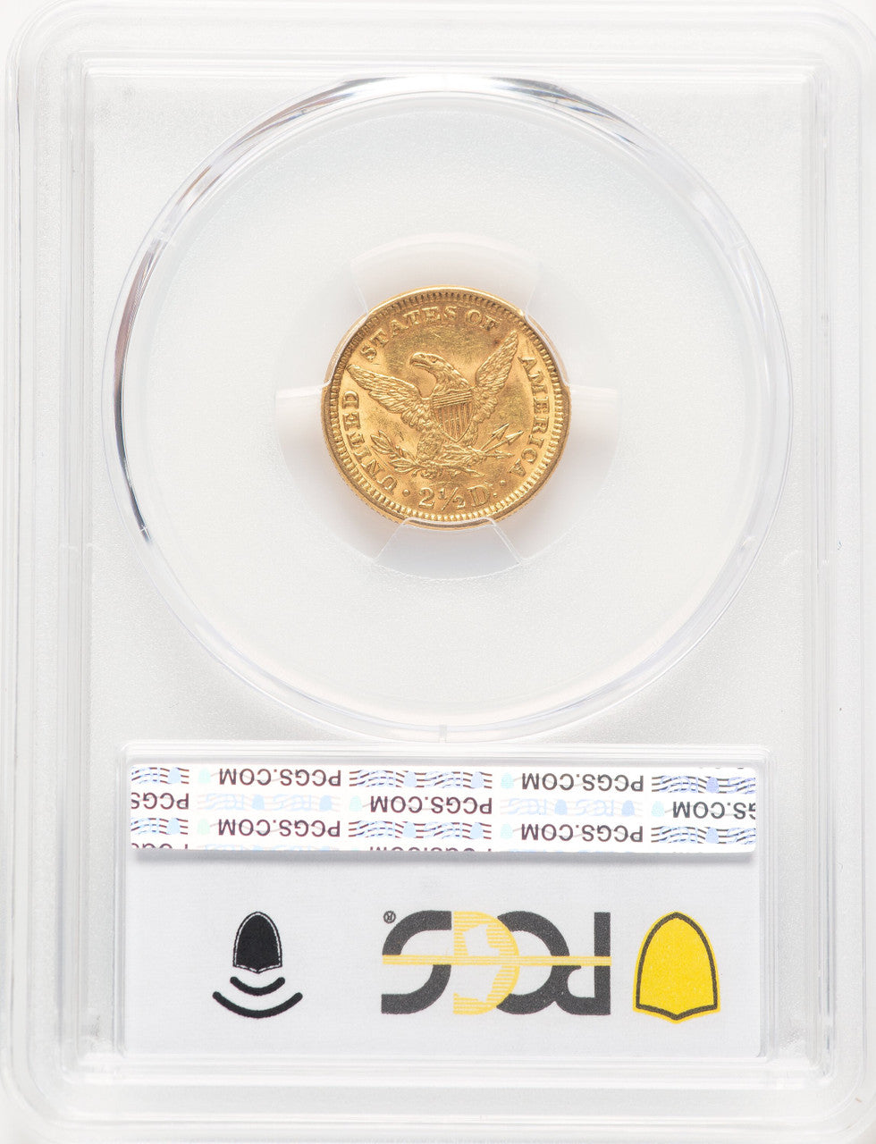 1889 $2.50 Liberty Quarter Eagle PCGS AU58
