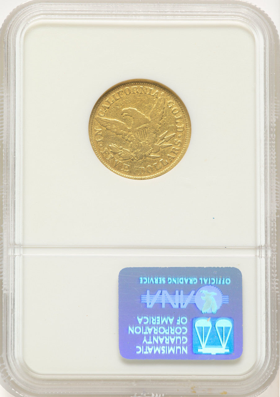1852 Wass Molitor Small Head Territorial Gold NGC VF20