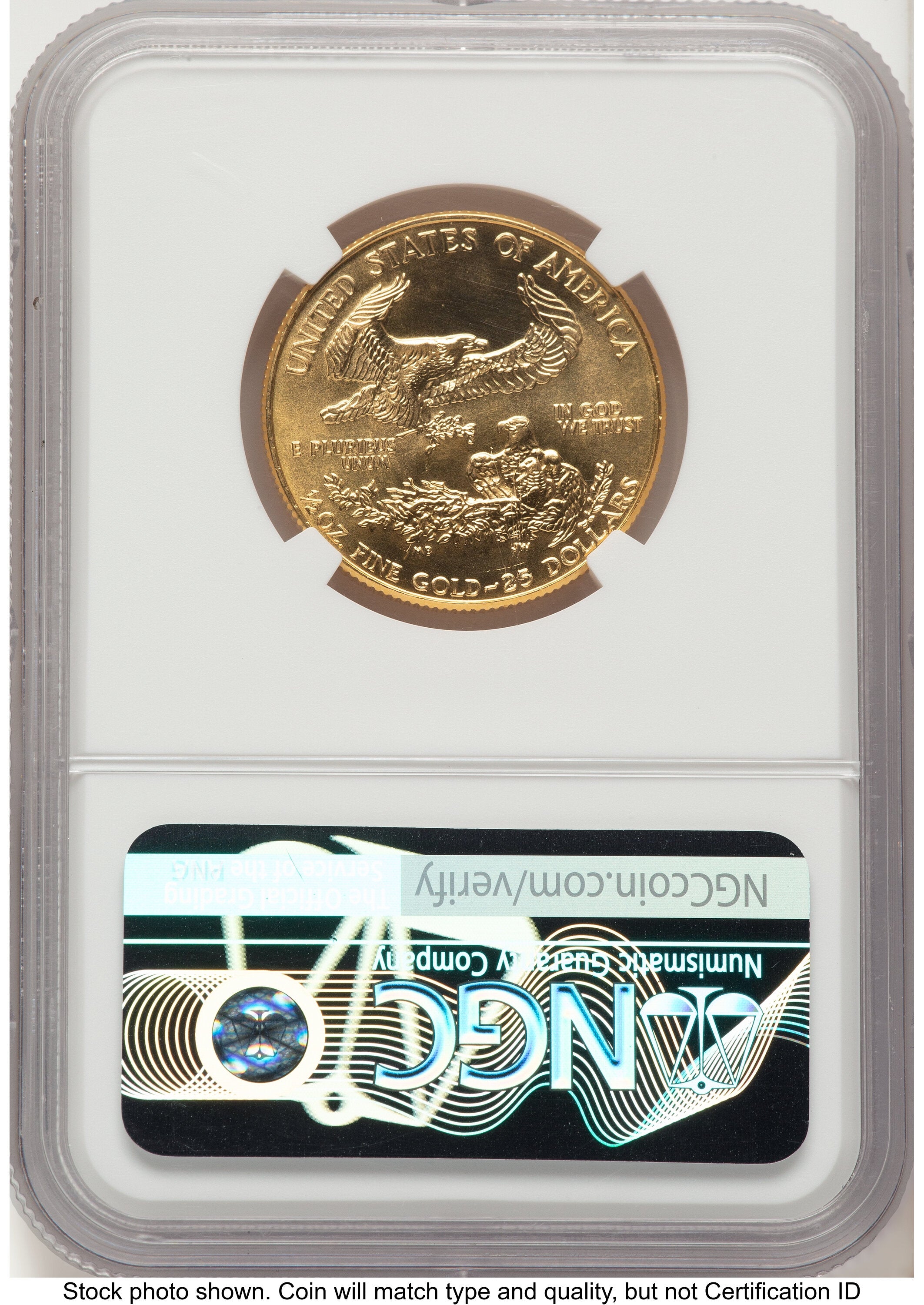 1994 Gold Eagle 1/2 oz Brown Label NGC MS70