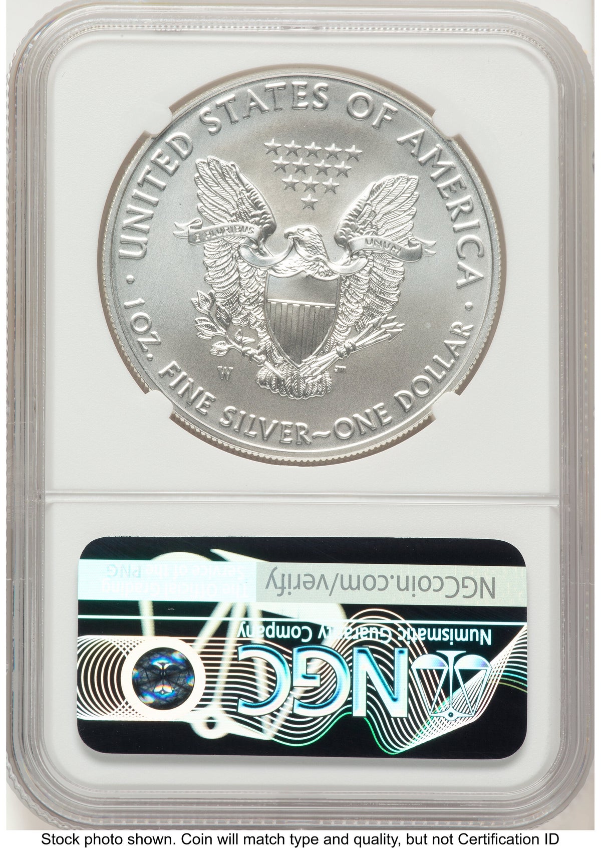 2019-W Burnished Silver Eagle 1 oz Mike Castle NGC MS70
