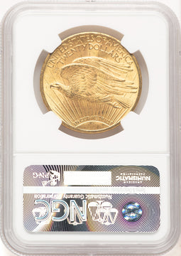 1913 $20 CAC Saint-Gaudens Double Eagle NGC MS63