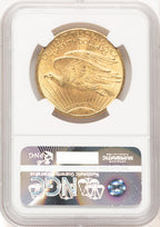 1913 $20 CAC Saint-Gaudens Double Eagle NGC MS63