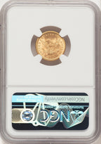 1878 $2.50 Liberty Quarter Eagle NGC MS65