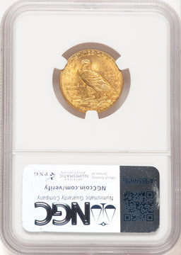 1915 $5 Indian Half Eagle NGC MS64 (780753021)