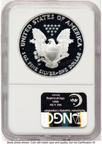 2004-W Proof Silver Eagle 1 oz Brown Label NGC PF70