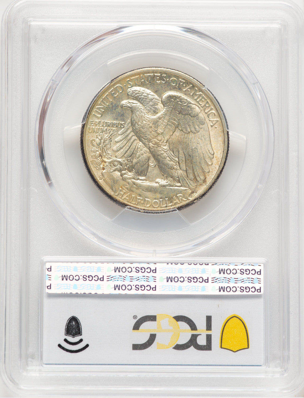 1936-D 50C Walking Liberty Half Dollar PCGS MS66 (780762005)