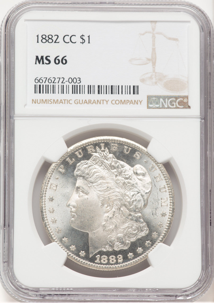 1882-CC Morgan Dollar NGC MS66 (780763003)
