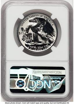 2025-W Palladium Eagle 1 oz REV ER Mike Castle NGC PF70