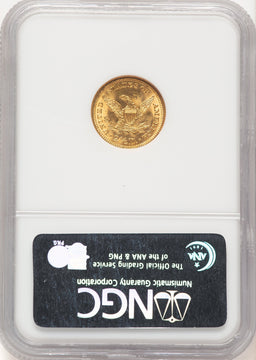 1907 $2.50 Liberty Quarter Eagle NGC MS65 (780817003)