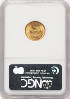 1907 $2.50 Liberty Quarter Eagle NGC MS65 (780817003)
