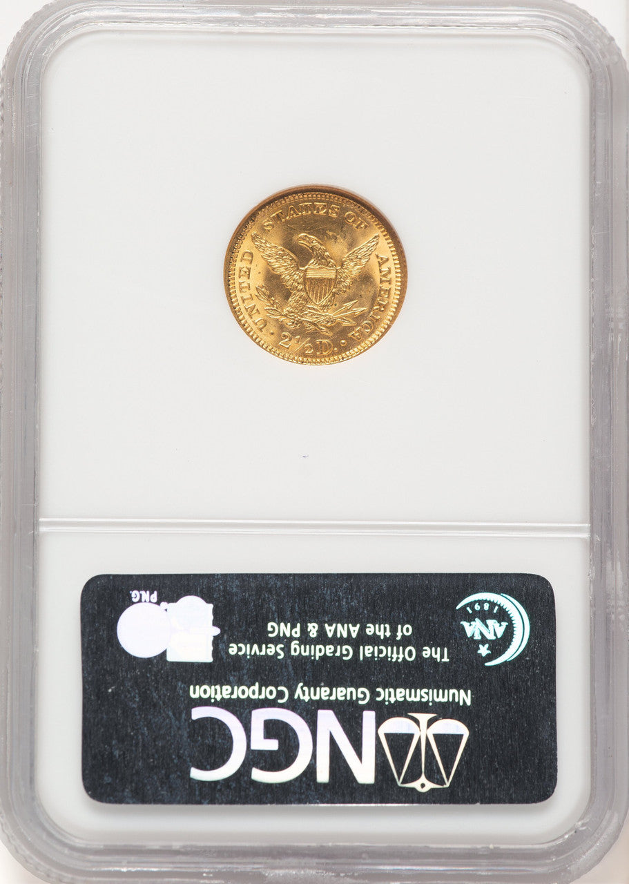1907 $2.50 Liberty Quarter Eagle NGC MS65 (780817003)