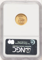 1905 $2.50 Liberty Quarter Eagle NGC MS65 (780817004)