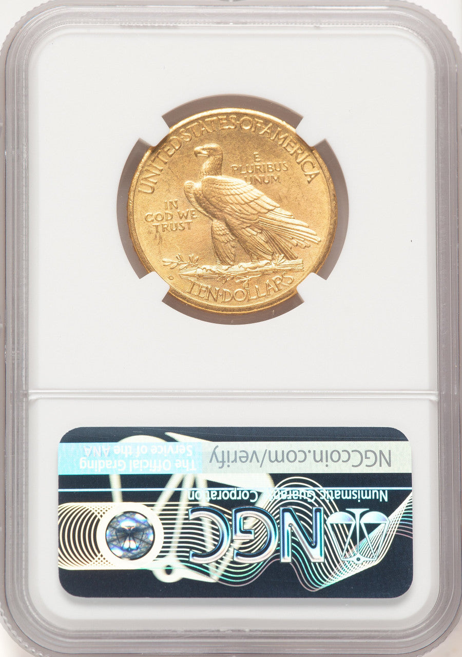 1910-D $10 Indian Eagle NGC MS64 (780817019)