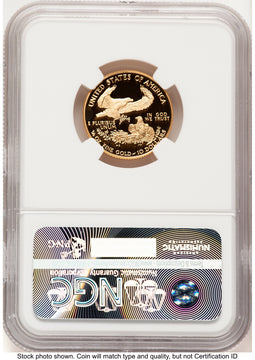 1997-W Proof Gold Eagle 1/4 oz Mike Castle NGC PF70