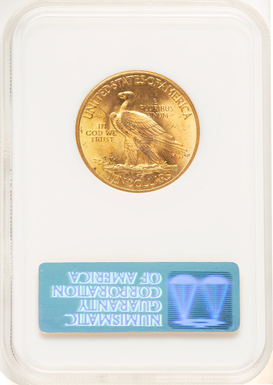 1932 $10 CAC Indian Eagle NGC MS65