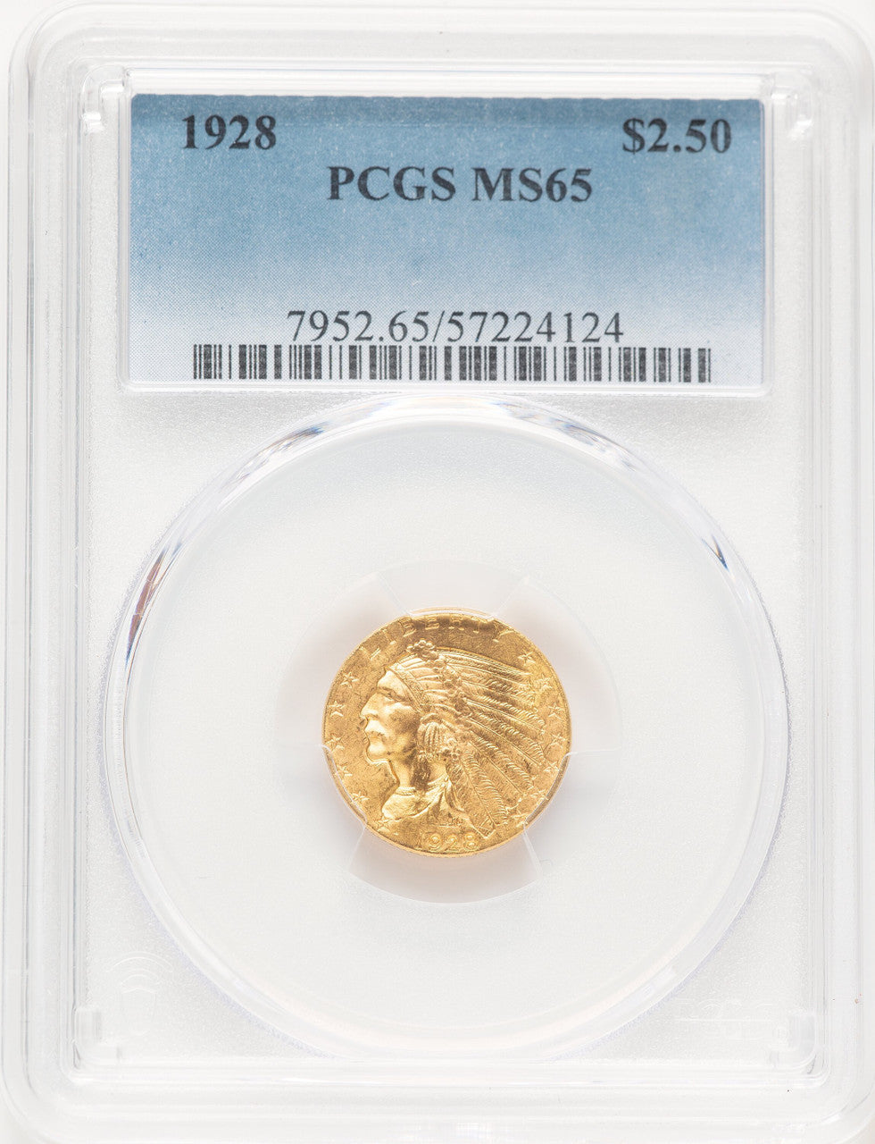 1928 $2.50 Indian Quarter Eagle PCGS MS65 (780925015)