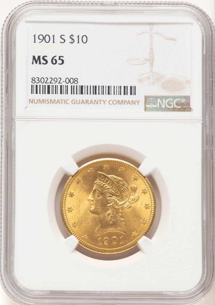 1901-S $10 Liberty Eagle NGC MS65 (780925034)