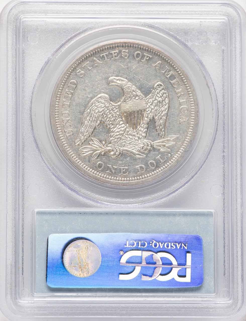 1843 Seated Dollar PCGS AU53