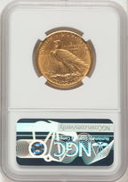 1908-D $10 NO MOTTO Indian Eagle NGC MS61
