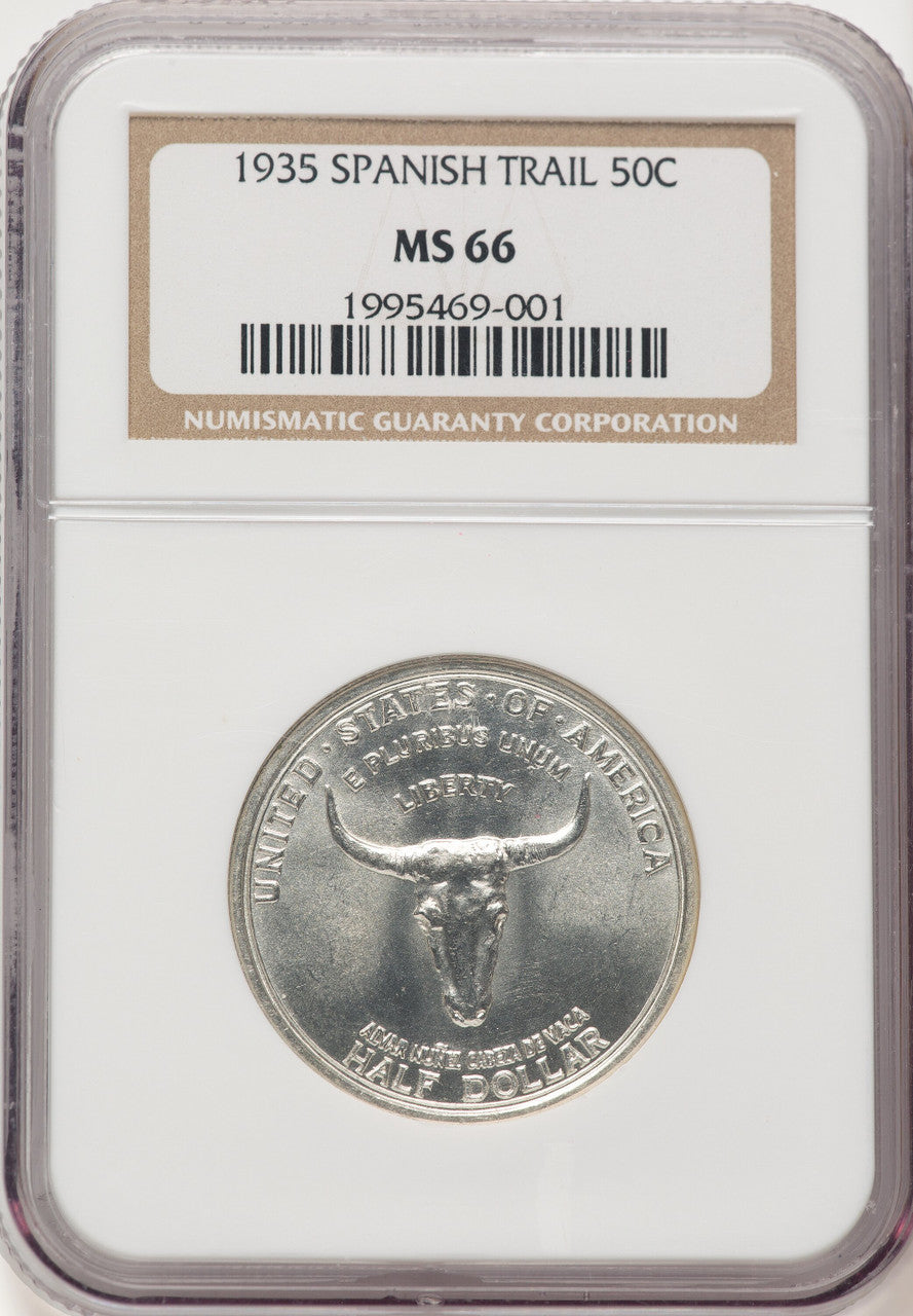 1935 50C Spanish Trail Commemorative Silver NGC MS66 (780971007)