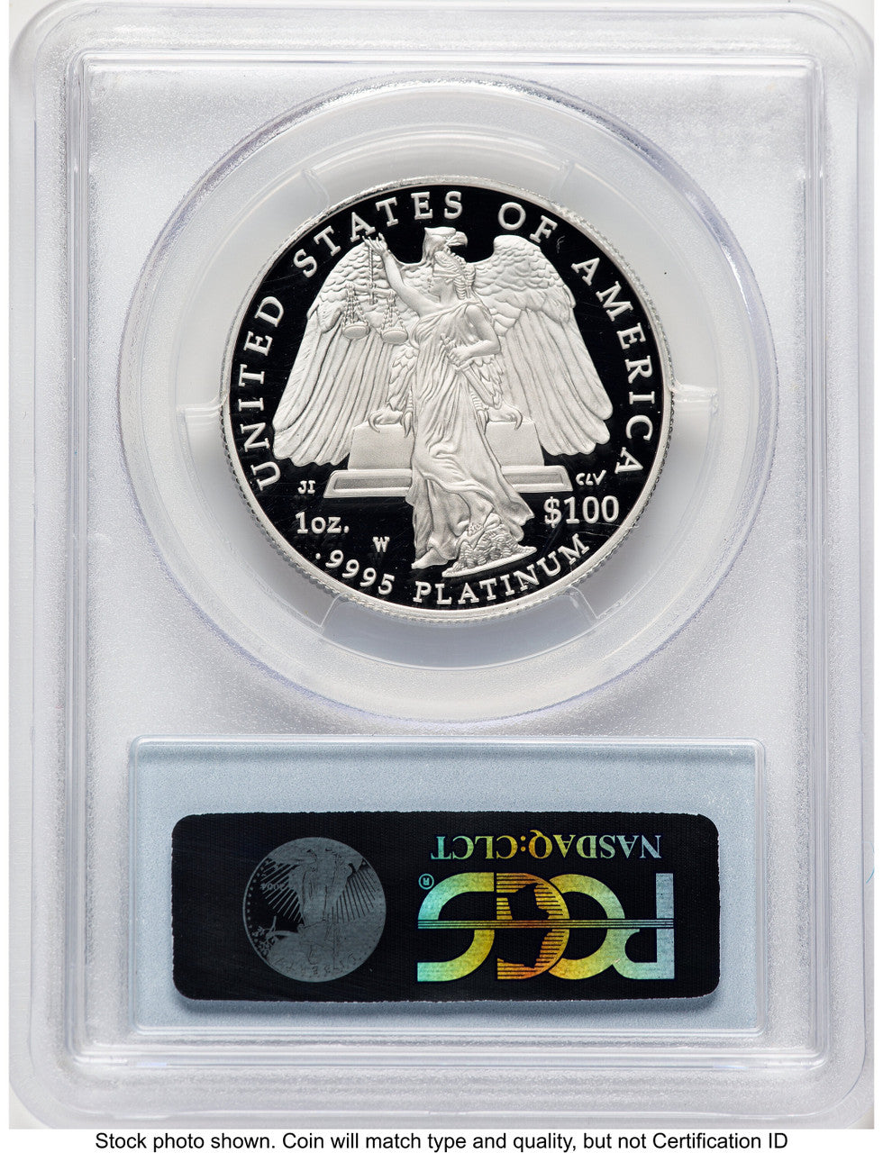2008-W Proof Platinum Eagle 1 oz Blue Label PCGS PR70