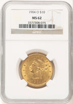1904-O $10 Liberty Eagle NGC MS62 (780982017)