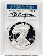 2014-W Proof Silver Eagle 1 oz TD Rogers PCGS PR70