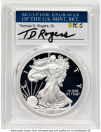 2015-W Proof Silver Eagle 1 oz TD Rogers PCGS PR70