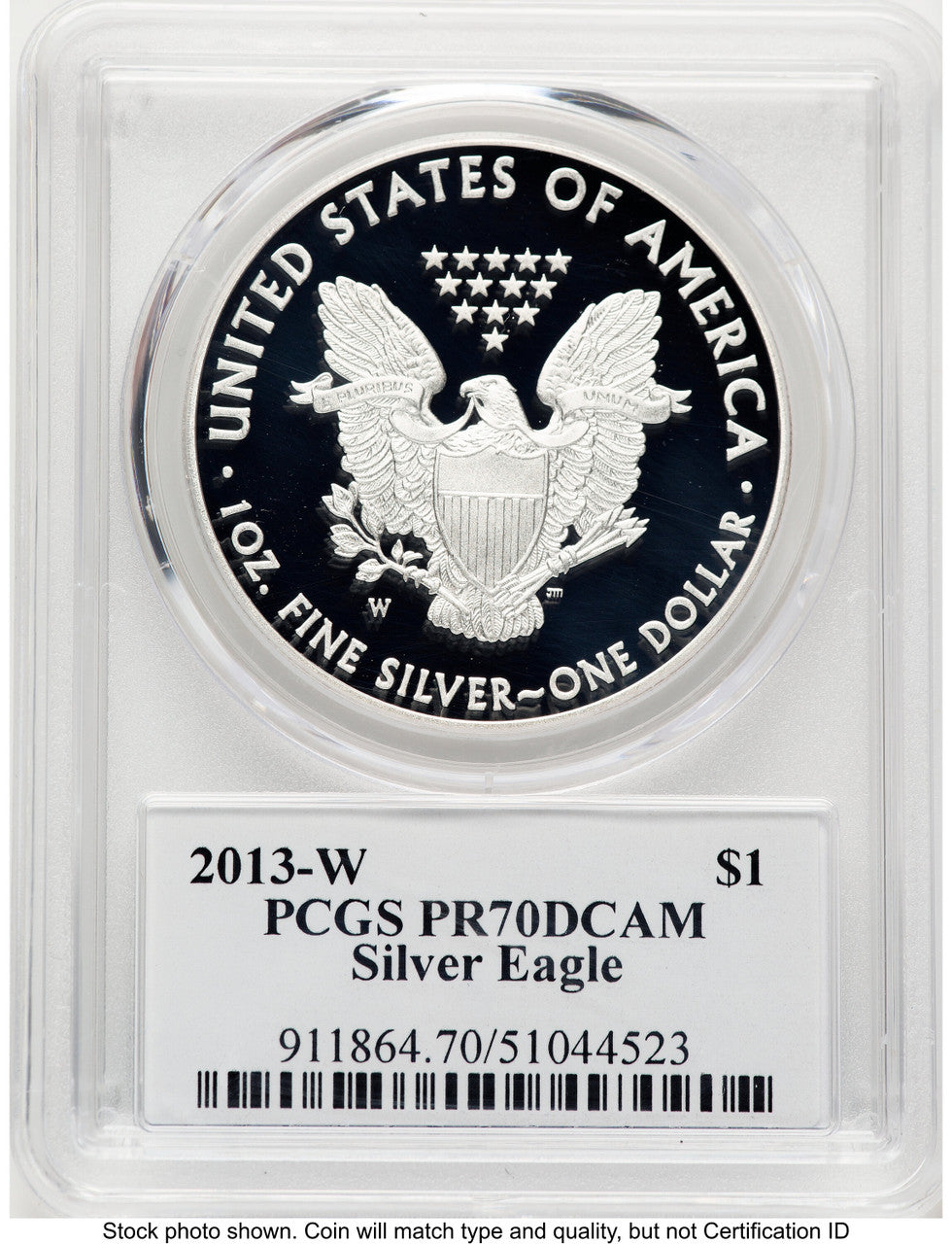 2013-W Proof Silver Eagle 1 oz TD Rogers PCGS PR70 (781017101)